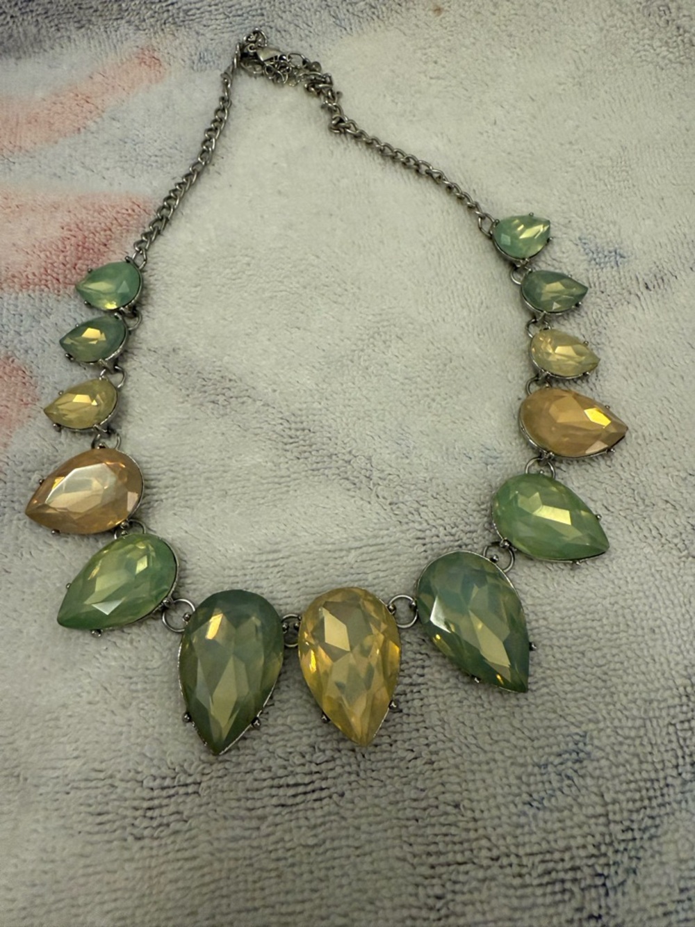 Crystal looking necklace